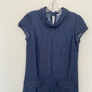 Zara Basic denim dress XS